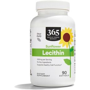 365 by Whole Foods Market, Sunflower Lecithin 1200mg, 90 Count