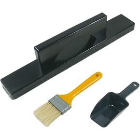 HHY Shuffleboard Wax with Brush Set with Shuffleboard Sand Slow Speed, Shuffleboard Table Brush, Mini Dustpan and Brush for Shuffleboard Table (Black)…