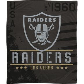 NFL Black Camo Flannel Fleece Blanket