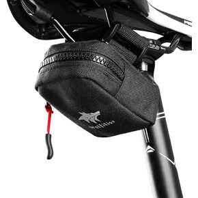 Compact Cycling Saddle Bag - Fits Under Bike Seat for easy storage - Road Bike & Bicycle Seat Bag - Durable and Water-resistant