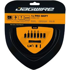 Jagwire - Universal 1x Pro Shift Kit |for Road, MTN, and Gravel Bike | SRAM and Shimano Shifter Compatible | Stealth Black