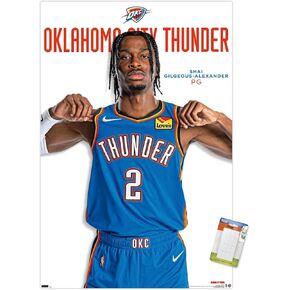 Trends International NBA Oklahoma City Thunder - Shai Gilgeous-Alexander Feature Series 23 Wall Poster