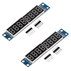 MAX7219 8-Digital Segment Digital LED Display Tube for Arduino 51/AVR/STM32 2pcs