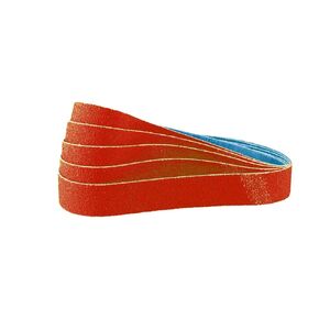 CS Unitec 38100 Pipe-MAX Ceramic 100 Grit Abrasive Grinding and Surface Preparation Belts for All Metals Pipe, Curved Surfaces and Handrails (Pack of 10)