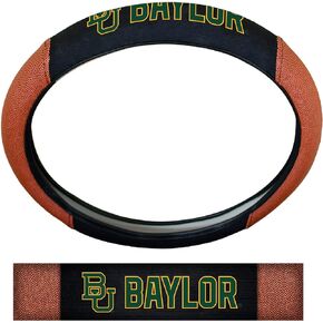 FANMATS 62119 Baylor Bears Football Grip Steering Wheel Cover 15" Diameter