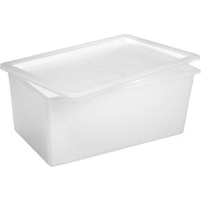 SP Bel-Art Polypropylene Instrument Tray with Cover; 11 x 6 x 5 in. (F16191-0000)