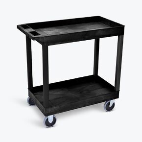 EC11HD-B 32" x 18" Tub Cart - Two Shelves