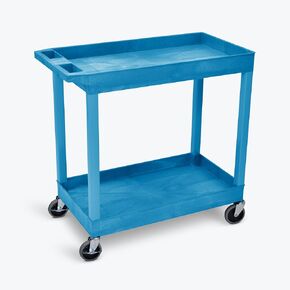 EC11-BU 32" x 18" Tub Cart - Two Shelves