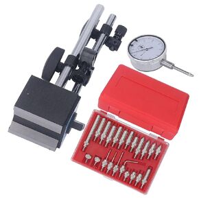 Rotating Joint Magnetic Base Dial Indicator for High Work, Flexible and Sturdy Set for Fine Adjustments, Suitable for Machinists