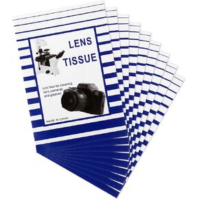 500 Pcs Lens Cleaning Paper Tissue, Lens Cleaner Paper Camera Lens Cleaning Paper Glasses Cleaner Paper Lens Cleaner Cloth for Microscope Lens Camera Lens Computer Screens Electronic Screens