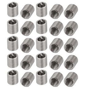 uxcell #10-32x0.38 304 Stainless Steel Helical Coil Wire Thread Insert 25pcs