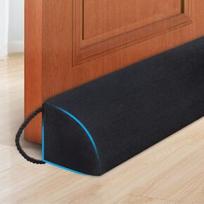 HomeProtect Door Draft Stopper 32 Inch Triangle Door Sweep for Bottom of Door Sound Wind/Breeze Noise Blocker Draft Guard, Improved Triangle Design More Fits 0 to 2" Large Door Gaps