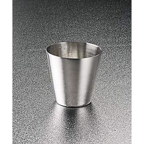 Dukal TEC 4241 Stainless Steel Graduated Medicine Cup, 2 oz