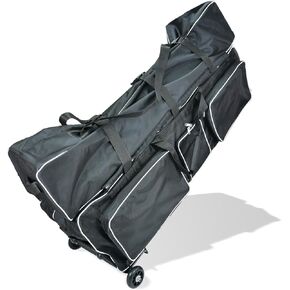 Fencing Bag with Wheels - Competition Draw-bar Rolling Fencing Bag - Fencing Bag with A High-Top Weapon Bag