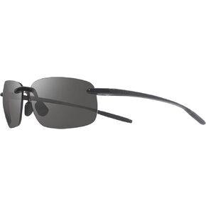 Revo Sunglasses Descend Pro: Polarized Lens with Rimless Rectangle Frame