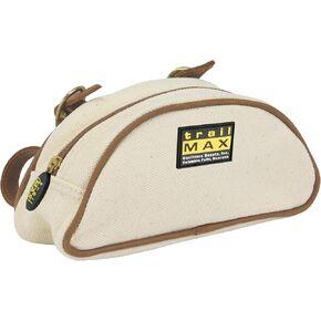 TrailMax Canvas Pommel Pocket Horse Saddle Bag for Western & Endurance Saddles; Rugged Canvas Saddle Bag; Trail Riding Canvas Cellphone Saddle Bag; Canvas Horn Bag