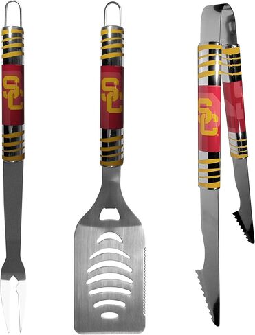 NCAA Siskiyou Sports Fan Shop USC Trojans 3 pc Tailgater BBQ Set and Salt and Pepper Shaker Set One Size Team Color in Saudi Arabia