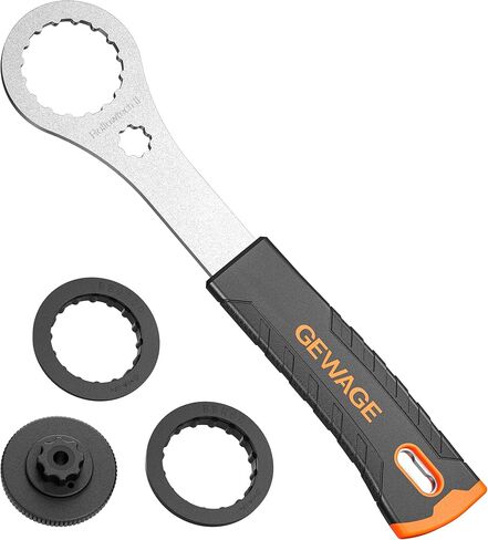أداة دعامة سفلية للدراجة من GEWAGE - أداة تثبيت لإزالة الدعامة السفلية متوافقة مع Shimano Hollowtech II/BB9000، BBR60,12X46MM - مزيل BB مع مفتاح ربط غطاء الكرنك in Kuwait
