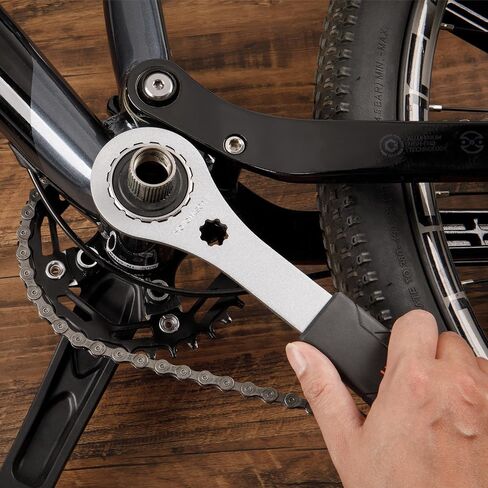أداة دعامة سفلية للدراجة من GEWAGE - أداة تثبيت لإزالة الدعامة السفلية متوافقة مع Shimano Hollowtech II/BB9000، BBR60,12X46MM - مزيل BB مع مفتاح ربط غطاء الكرنك in Kuwait