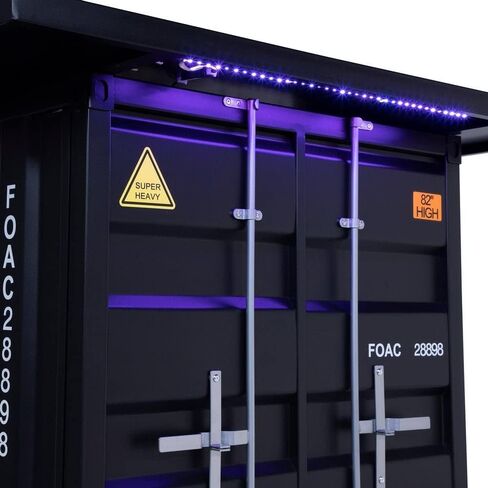 Simple Relax SR03CM3789BK-BT طاولة بار، أسود، بلوط داكن متعثر in Kuwait