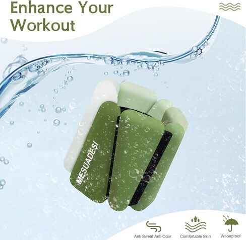 أوزان للمعصم والكاحل للنساء، مجموعة من أوزان للكاحل قابلة للتعديل للذراع والساق، أوزان للمعصم للمشي واليوجا والبيلاتيس والجري والرقص وصالة الألعاب الرياضية 1 رطل لكل منهما in Kuwait