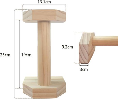 Push-up Stand, 2 PCS Wood Pushup Bars Non-Slip Base Exercise Home Workout Equipment, Perfect Pushup Bar and Handstand Push Up Handles for Men and Women in Saudi Arabia