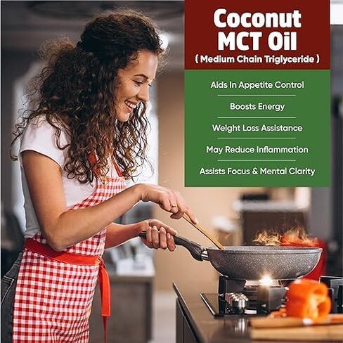 MCT Oil ~ Fractionated Coconut Oil ~ Brain and Body Fuel from Coconuts; (1 Gallon) ~ Stellar Chemical Corp in Saudi Arabia