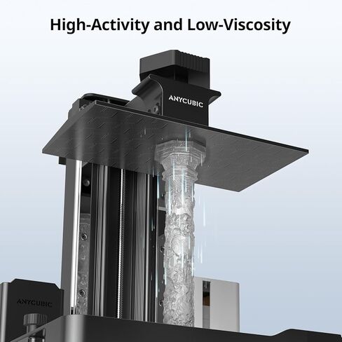 ANYCUBIC High Speed 3D Printer Resin 2.0, Print Up to 3X Faster, Special for Anycubic Photon Mono M5s/M7 Series, Particularly Apply for Large-Size 3D Printing Models, Low Odor (Clear, 1kg) in Kuwait