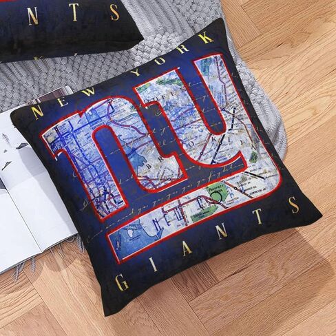 Cincinnati Football Team Logo Throw Pillow Covers 18 x 18 Inch Plush Material Pillowcase Decoration for Home Bed Sofa Fans Best Gift (Cincinnati,18"" L x 18"" W), BZT1001 in Saudi Arabia