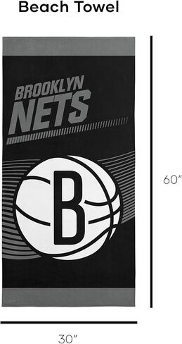 منشفة شاطئ من الألياف الدقيقة مرخصة رسميًا من Northwest NBA مقاس 30 بوصة × 60 بوصة in Saudi Arabia