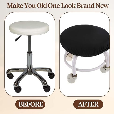 3 قطع من أغطية البراز المستديرة مقاس 13-16 بوصة أغطية البراز الدائرية أغطية مقاعد البراز القابلة للتمدد مقاومة للتجاعيد غطاء كرسي مستدير وسادة البراز وسادة دائرية قابلة للغسل غطاء منزلق لكرسي البراز in Saudi Arabia
