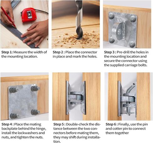 مجموعة موصلات وصلة مجلفنة عائمة شديدة التحمل (عبوة واحدة)، 5 بوصة × 5 بوصة × 1/4 بوصة، تتضمن لوحتين خلفيتين للتثبيت in Kuwait