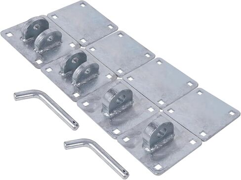 مجموعة موصلات وصلة مجلفنة عائمة شديدة التحمل (عبوة واحدة)، 5 بوصة × 5 بوصة × 1/4 بوصة، تتضمن لوحتين خلفيتين للتثبيت in Kuwait