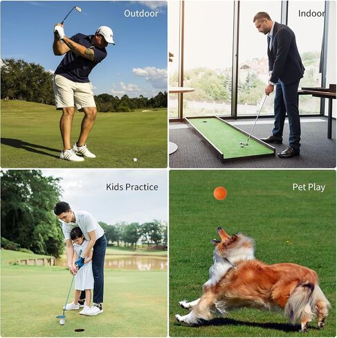 20 Pcs Foam Golf Practice Balls, 42mm Practice Golf Balls, Realistic Feel and Flight Training Balls for Indoor or Backyard, Outdoor, Indoor Simulators, Soft Ball for Golf Party, Pet Play(5 Colors) in Saudi Arabia