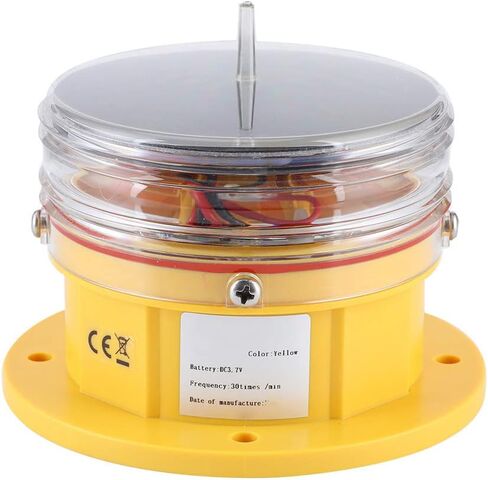 Sidelight Beacon Light,Solar Power Sidelight IP68 Waterproof LED Ship Marine Dock Barge Safety Beacon Flashing Light 360?? Lighting in Saudi Arabia
