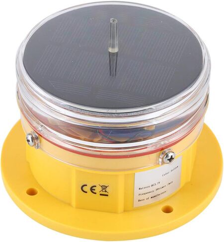 Sidelight Beacon Light,Solar Power Sidelight IP68 Waterproof LED Ship Marine Dock Barge Safety Beacon Flashing Light 360?? Lighting in Saudi Arabia