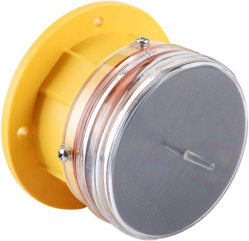 Sidelight Beacon Light,Solar Power Sidelight IP68 Waterproof LED Ship Marine Dock Barge Safety Beacon Flashing Light 360?? Lighting in Saudi Arabia