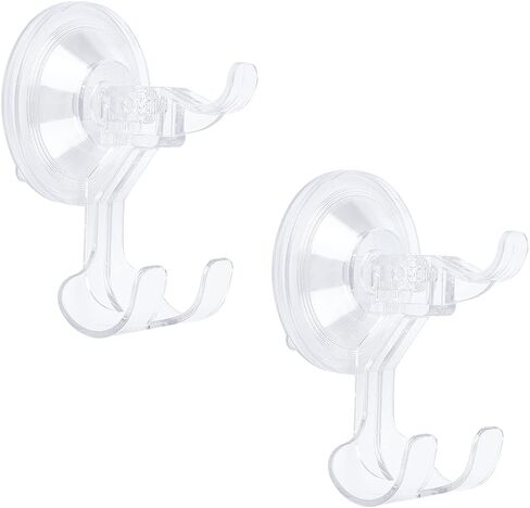 GORGECRAFT 2PCS Christmas Wreath Heavy Duty Door Hanger Suction Cup Hooks Removable Strong Glass Door Suction Cup Wreath Holder for Shower Wall Front Door Glass Window Halloween Christmas Wreath Decor in Saudi Arabia