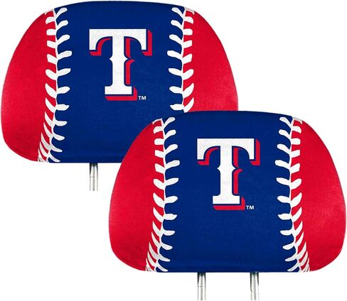 FANMATS MLB - غطاء مسند رأس مطبوع عليه Texas Rangers in Saudi Arabia
