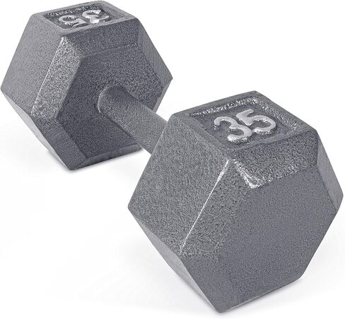 CAP Barbell Cast Iron Hex Dumbbell, Single, 35 lb in Kuwait