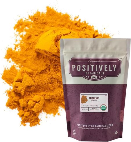 Organic Positively Botanicals Company, Turmeric - Botanical Powder, 4 Ounce in Kuwait