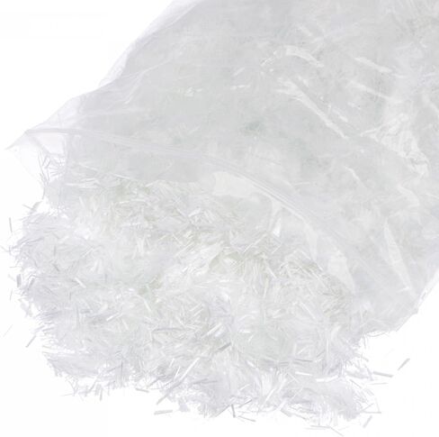 uxcell Chopped Fiberglass Strands 3mm Length Anti-Cracking Glass Fibers for Cement Mix for Building Walls Garden Floor 2LB in Saudi Arabia