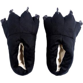 Honeystore Unisex Soft Plush Home Slippers Animal Costume Paw Claw Shoes