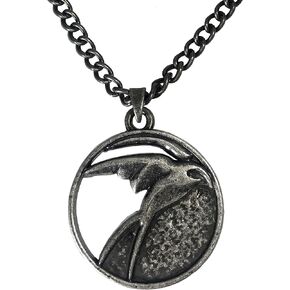 Jinx Netflix's The Witcher Ciri Swallow Medallion Necklace + Wooden Collector Box