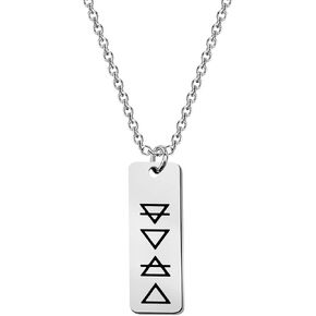 CHOORO Element Symbols Planetary Fire Earth Water Air Symbols Alchemical Necklace Alchemy Jewelry Transmutation Signs Occult Alchemy