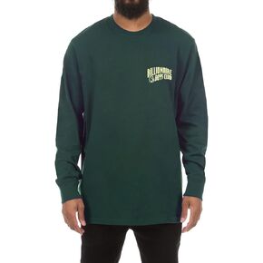Billionaire Boys Club Clothing Men T-Shirt BB Arch Screen Printed Long Sleeve Crew Neck Tee