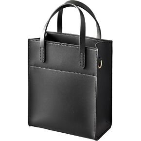 Vintage Vegan Leather Mini Tote Bag For Women Simple Small Top Handle Casual Purse Cute Cell Phone Satchel Retro Lady Handbag