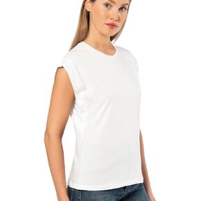 VAVONNE Womens Dressy Casual T Shirts, Stylish Sleeve Crop Tank Tees, Summer Tops 2023 Trendy