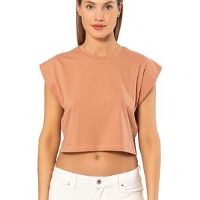 VAVONNE Womens Dressy Casual T Shirts, Stylish Sleeve Crop Tank Tees, Summer Tops 2023 Trendy in Kuwait