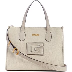 GUESS G Status 2 Compartment Tote, Natural/Taupe in Saudi Arabia